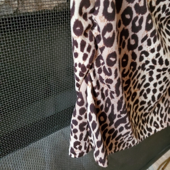 Nwot/Swool Leopard  zipper detail Dress - Picture 6 of 6